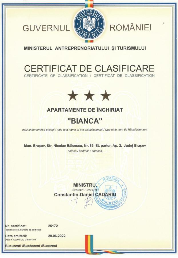 Apartment Bianca Braşov Exterior foto